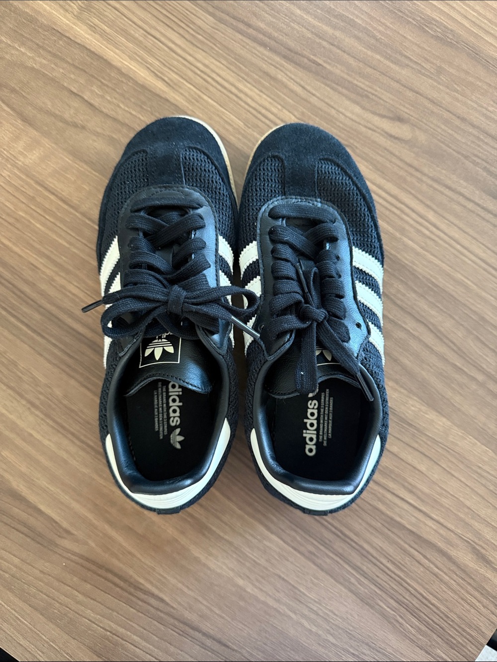 adidas Black and White womens Retro Sneakers